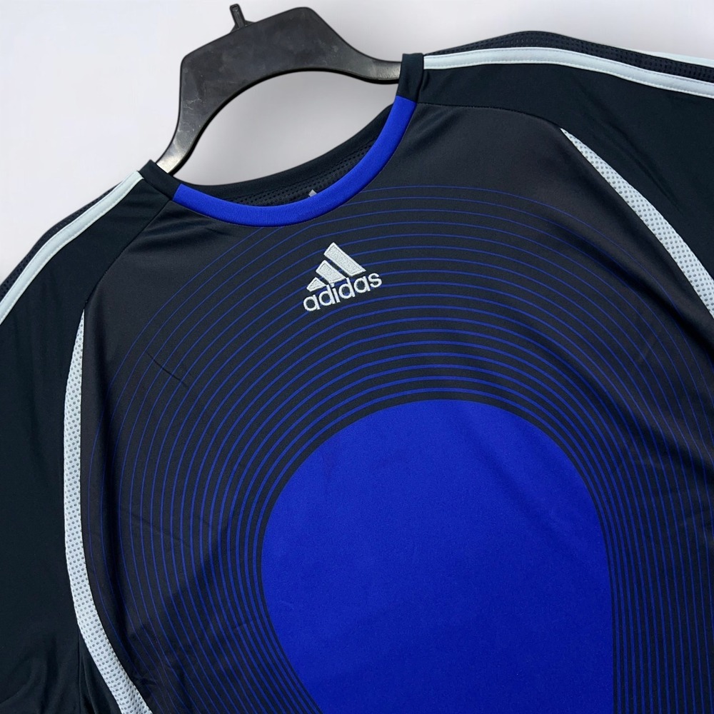 adidas Soccer Jersey Men's XL Cobalt Blue Climacool Performance Stetch NWT